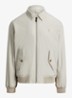 Southland jack met klepzakken en logoborduring - Dove Grey / Lichtgrijs