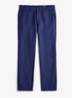 Straight fit chino in linnenblend - New Classic Navy / Donkerblauw