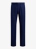 Straight fit chino in linnenblend - Newport Navy Minihoundsto