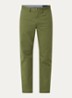 Straight fit chino met steekzakken - Garden Trail / Groen