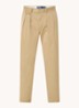 Straight fit cropped chino met plooidetail - RL Khaki / Khaki