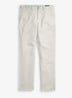 Straight fit gewassen chino met stretch - Classic Stone / Beige