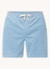 Straight fit korte broek van corduroy - Blue Note / Lichtblauw