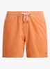 Straight fit korte broek van corduroy - Key West Orange-36PI