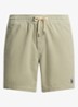 Straight fit korte broek van corduroy - Khaki Stone-2WTL