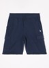 Straight fit korte joggingbroek met klepzakken - Donkerblauw