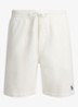 Straight fit korte joggingbroek met steekzakken - White / Wit