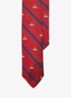 Stropdas van zijde met print - Red / Rood