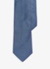 Stropdas van zijde met stippenprint  - Royal/White / Blauw