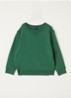 Sweater met logoborduring - Groen