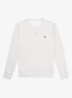 Sweater met logoborduring - Lt Sport Heather / Grijs