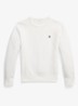 Sweater met logoborduring - White / Wit