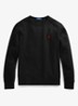 Sweater met ronde hals en logoborduring - Polo Black