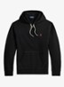 Sweatvest met logoborduring en capuchon - Zwart