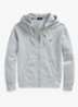 Sweatvest met logoborduring en capuchon - Andover Heather / Grijs