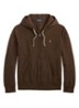 Sweatvest met logoborduring en capuchon - Nutmeg Brown / Bruin
