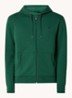 Sweatvest met steekzakken en logoborduring - Vintage Pine / Donkergroen