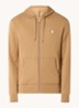 Sweatvest met steekzakken en logoborduring - New Bronze / Camel