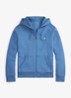 Sweatvest met steekzakken en logoborduring - Delta Blue