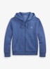 Sweatvest met steekzakken en logoborduring - Earth Blue / Blauw