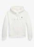 Sweatvest met steekzakken en logoborduring - White / Wit