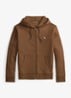 Sweatvest met steekzakken en logoborduring - Luggage Brown / Bruin