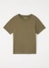 T-shirt met logo - Olijfgroen