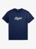 T-shirt met logo - Dark Cobalt/White-32S2