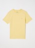 T-shirt met logoborduring - Geel