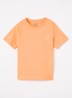 T-shirt met logoborduring - Orange