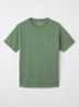 T-shirt met logoborduring - Naturel