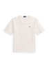 T-shirt met logoborduring - Deckwash White / Wit