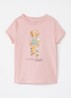 T-shirt met logoprint - Roze