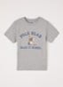 T-shirt met logoprint - Antraciet