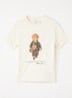 T-shirt met logoprint - Gebroken wit
