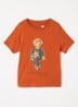 T-shirt met logoprint - Orange