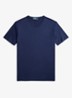 T-shirt met ronde hals - Donkerblauw
