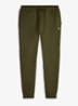 Tapered fit joggingbroek met logoborduring - Company Olive / Olijfgroen