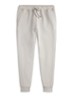 Tapered fit joggingbroek met logoborduring - Soft Grey