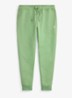Tapered fit joggingbroek met logoborduring - Outback Green / Groen