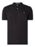 The Earth regular fit polo vervaardigd uit gerecycled plastic  - Black