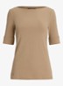 Top met boothals - Birch tan / beige