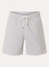 Traveler zwemshorts met streepprint en steekzakken - New Olive Seersucker / Groen