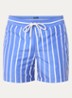 Traveler zwemshorts met streepprint - Blue White / blauw