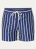 Traveler zwemshorts met streepprint - Navy White / donkerblauw