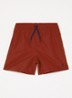 Travlr zwemshorts met logo - Donkerrood