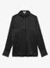 Ameira blouse van zijde - Zwart