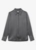Ameira blouse van zijde - Donkergrijs