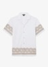 Arden regular fit overhemd met borduring - White / Wit