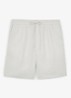 Barges straight fit korte broek van linnen - Stone / Beige